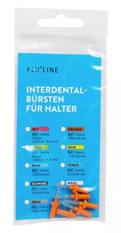 PLULINE Mellanrumsborste orange 6st