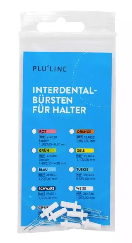 PLULINE Mellanrumsborste vit 6st