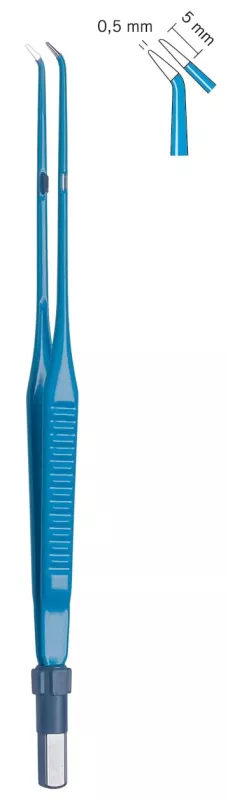 Pincett vinklad 0,5 mm