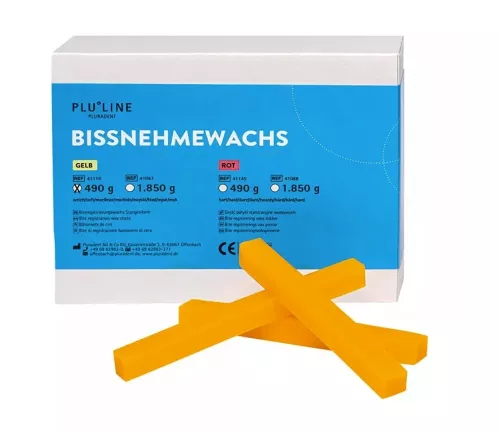 Bitvax stänger mjuk gul rak PluLine 490gr