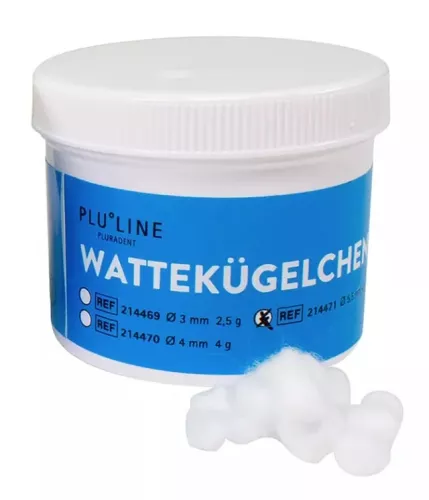 Bomullspellets PluLine Ø 5,5mm 4g