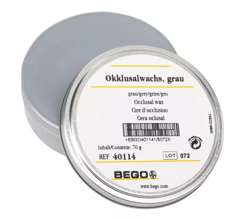 Okklutionsvax grå 70g