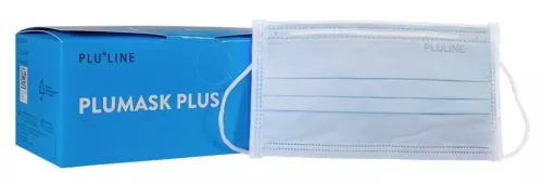 PLUMASK PLUS blå, 50st