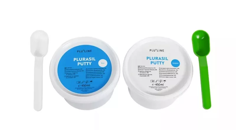 Plurasil Putty 2x450ml blågrön
