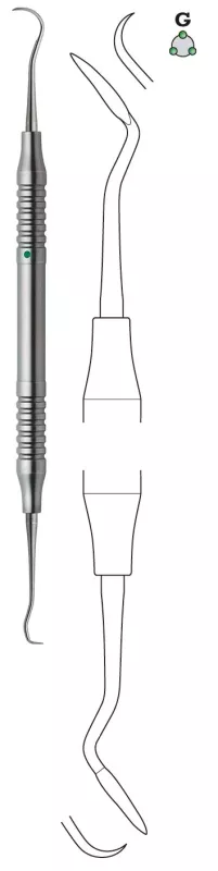 Scaler Rundgriepp M23 grön