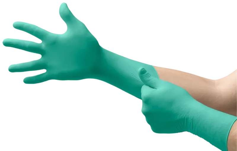 Handske Nitrl Nitra-Touch Grön L 100st