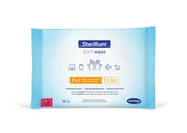 Sterillium 2 in 1 wipes 12x15st