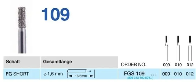 Fg Diamantborr FGs 109 009 5st