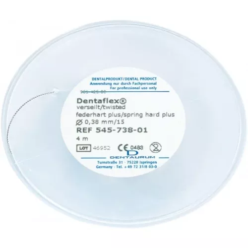 dentaflex wire on coils, round 4m Rulle