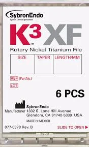 K3 XF NiTi File 25mm G-Pack