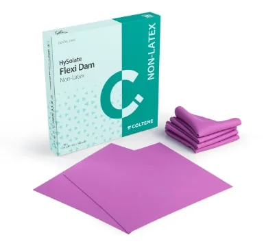 Hysolate Flexi Dam 152x152mm Non-Latex lila 30st