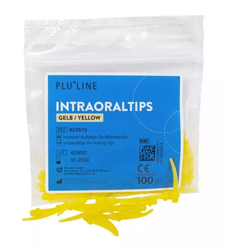 PLULINE Intraoral spets gul 100st