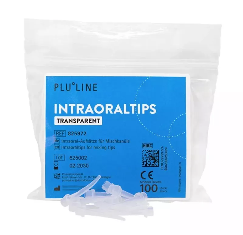 PLULINE Intraoral spets transparent 100st
