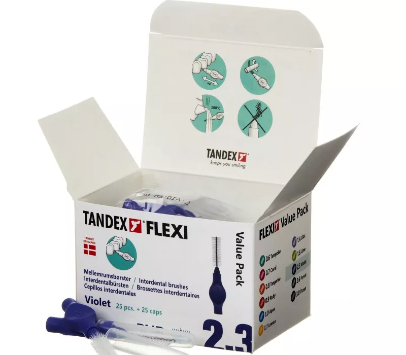Mellanrumsborste FLEXI violett 2,30mm 25st