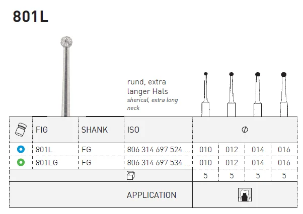 Diamant FG 801L.014 5st