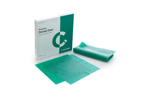 HySolate Latex Dental Dam Green thin 152x152, 36st