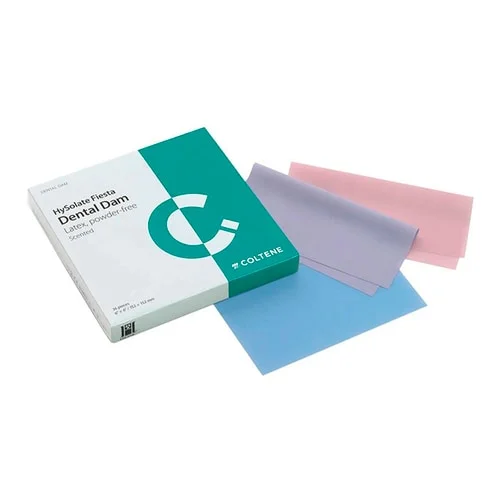 HySolate Latex Dental Dam assorted medium 152x152, 36st