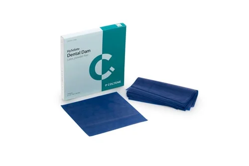 HySolate Latex Dental Dam Blue medium 152x152, 36st