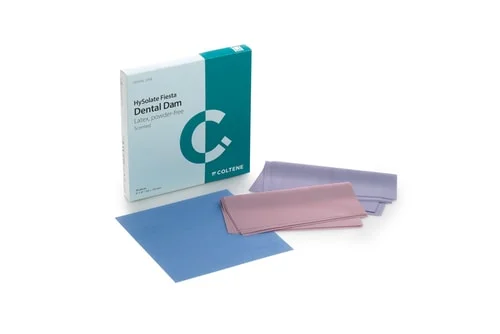 HySolate Latex Dental Dam assorted thin 152x152, 36st