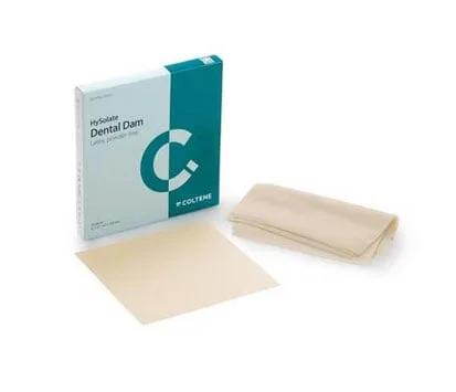 HySolate Latex Dental Dam Light thin 127x127, 52st