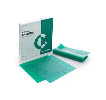 HySolate Latex Dental Dam Green thin 127x127, 52st