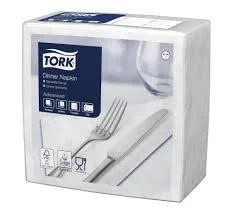 Tork Servett vit 39x39cm 1/4F 2-lg 12 x 150st