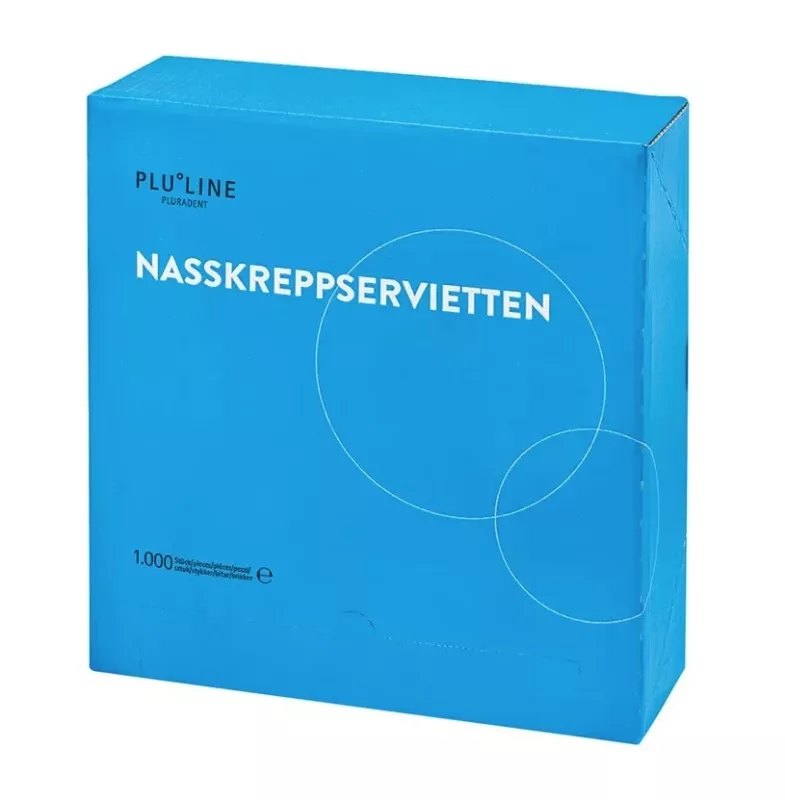 Servett Papper PluLine 34x38cm Vit 1000st