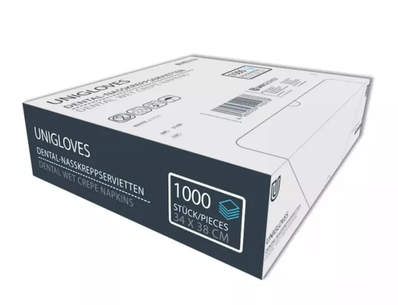 Servett Papper 34x38cm vit 1000st