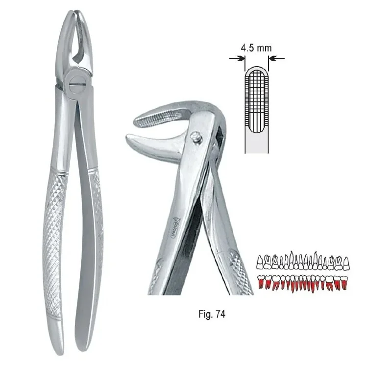 Extraktionstång European pattern fig. 74
