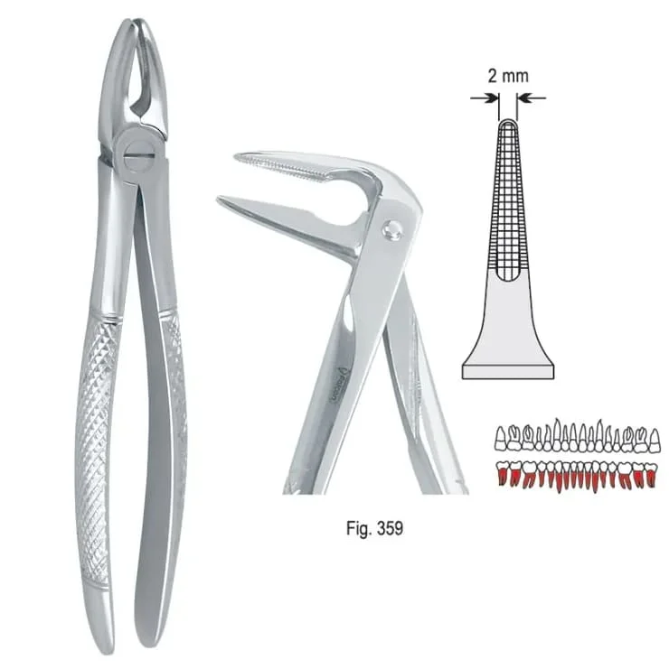 Extraktionstång European pattern fig. 359