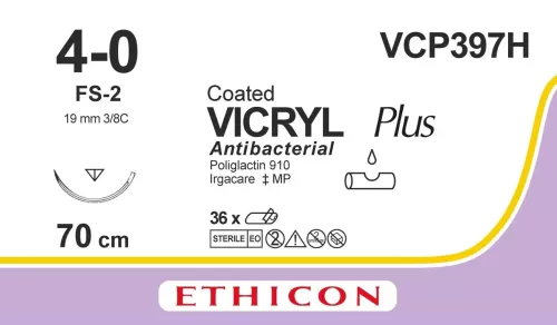 Sutur Ethicon Vicryl Plus 4-0 violett FS-2 36st