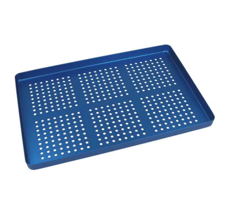 Norm-Tray Perforerad Bricka Blå 28x18cm