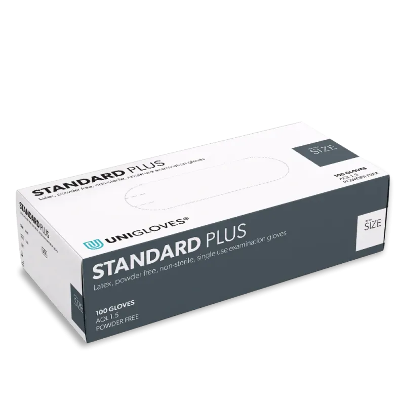 Handske STANDARD PLUS L Latex 100st