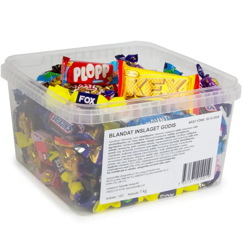 Godisblandning inslaget 1kg