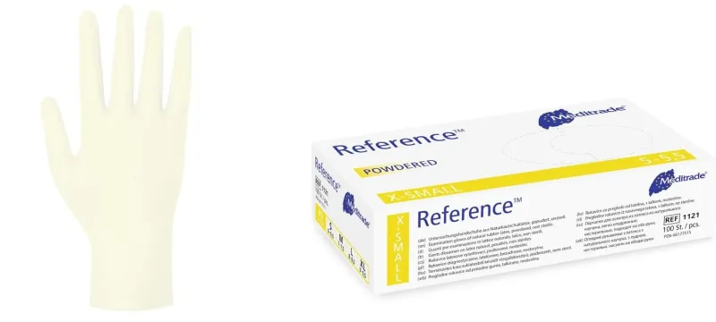Handske Latex Reference S 100st