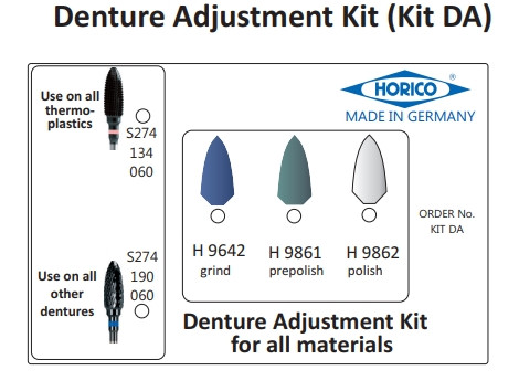 Horico Denture Adjustment Protes Kit DA