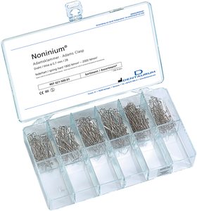 Noninium Adamsklammer Sortiment kit 250St