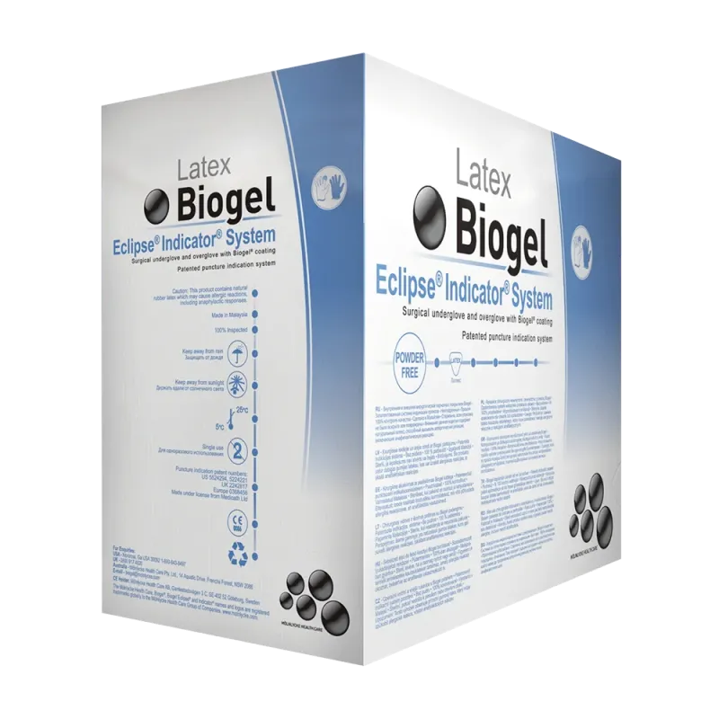 OP handske Biogel Eclipse Indicator System stl 5,5 PF 25par