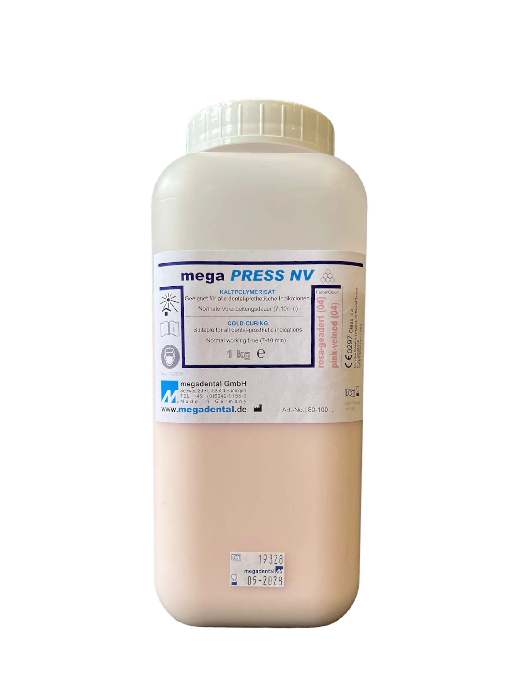 Mega PRESS NV / Pulver cold / powder rosa/pink, 1000g