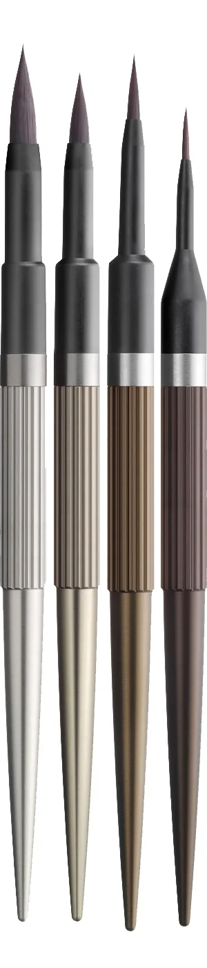 N.era brush, assortment of 4