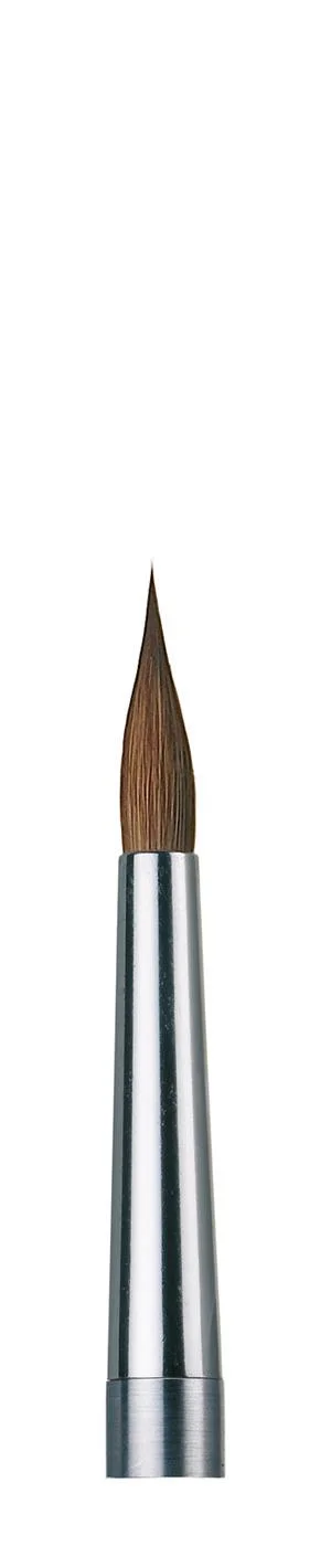 Brush tip #8-R module - Kolinsky hair - stainless steel connection