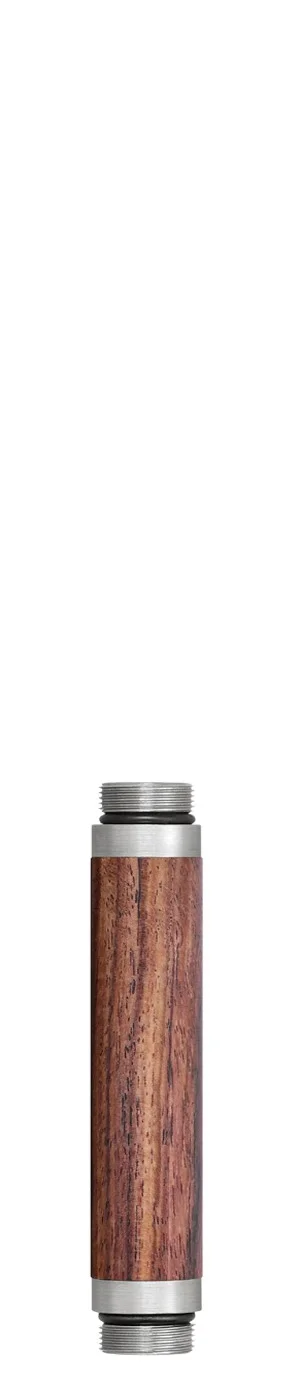 Wooden handle in violett wood, short