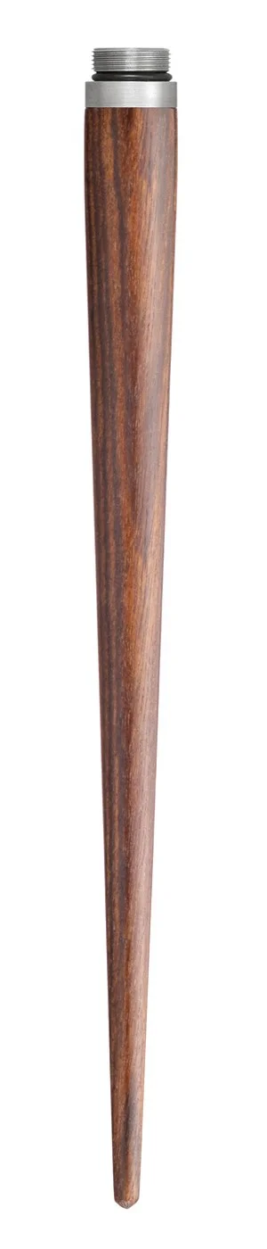 Wooden handle in violett wood,  single end