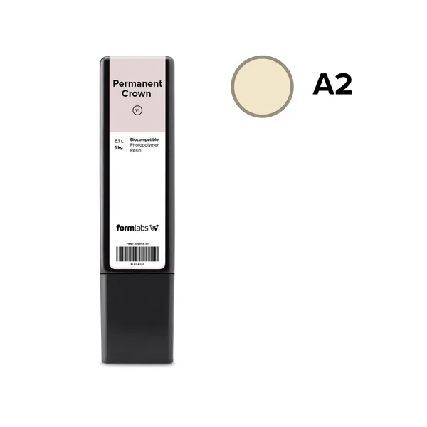 Permanent Crown A2 Resin (Form 3) 1 kg (0.7 L)
