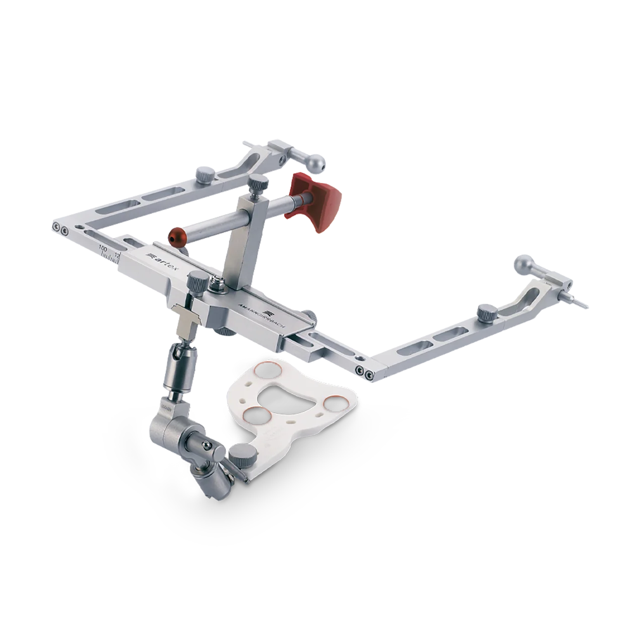 Artex ansiktsbÃ¥ge inkl. 3D knutled 1st, bitgafflar plast 10st