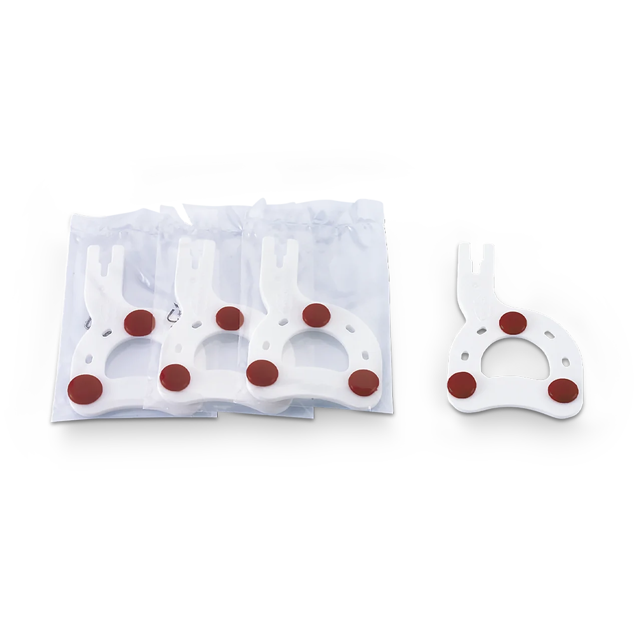 Artex bitgaffel i plast till ansiktsbÃ¥ge 10st