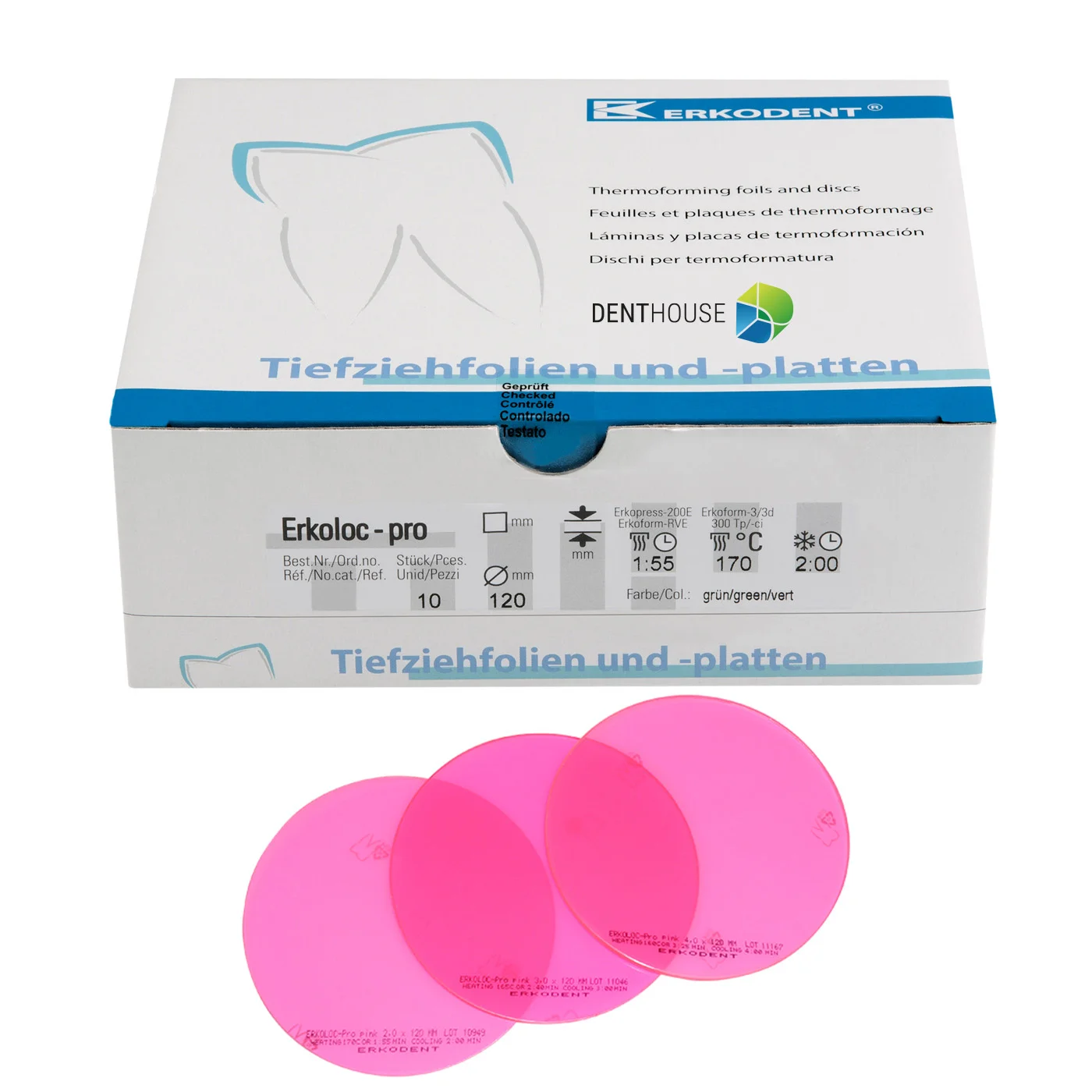 Erkoloc-pro pink, 2.00 mm, ò 120 mm 10 pieces