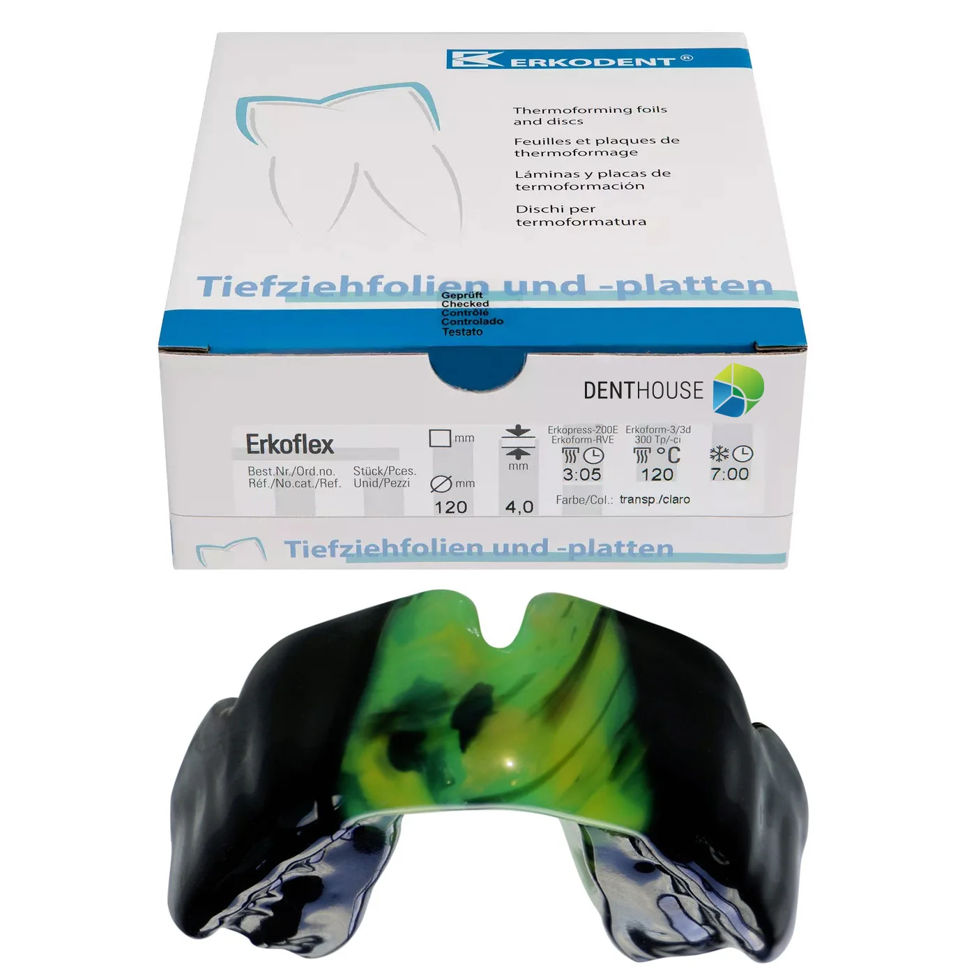 Erkoflex-freestyle, 4.00 mm, ò 120 mm, camouflage strip 5 pieces