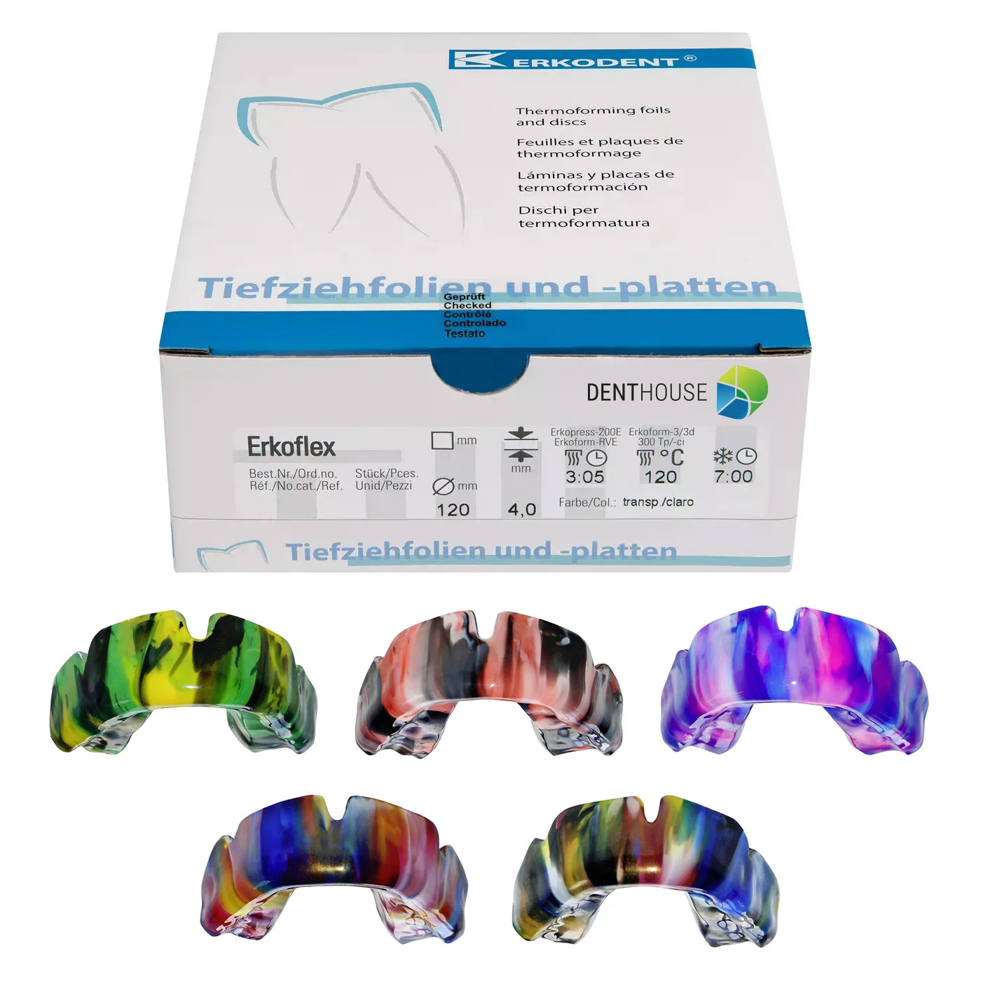 Erkoflex-freestyle, 4.00 mm, ò 120 mm, assorted 5 pieces