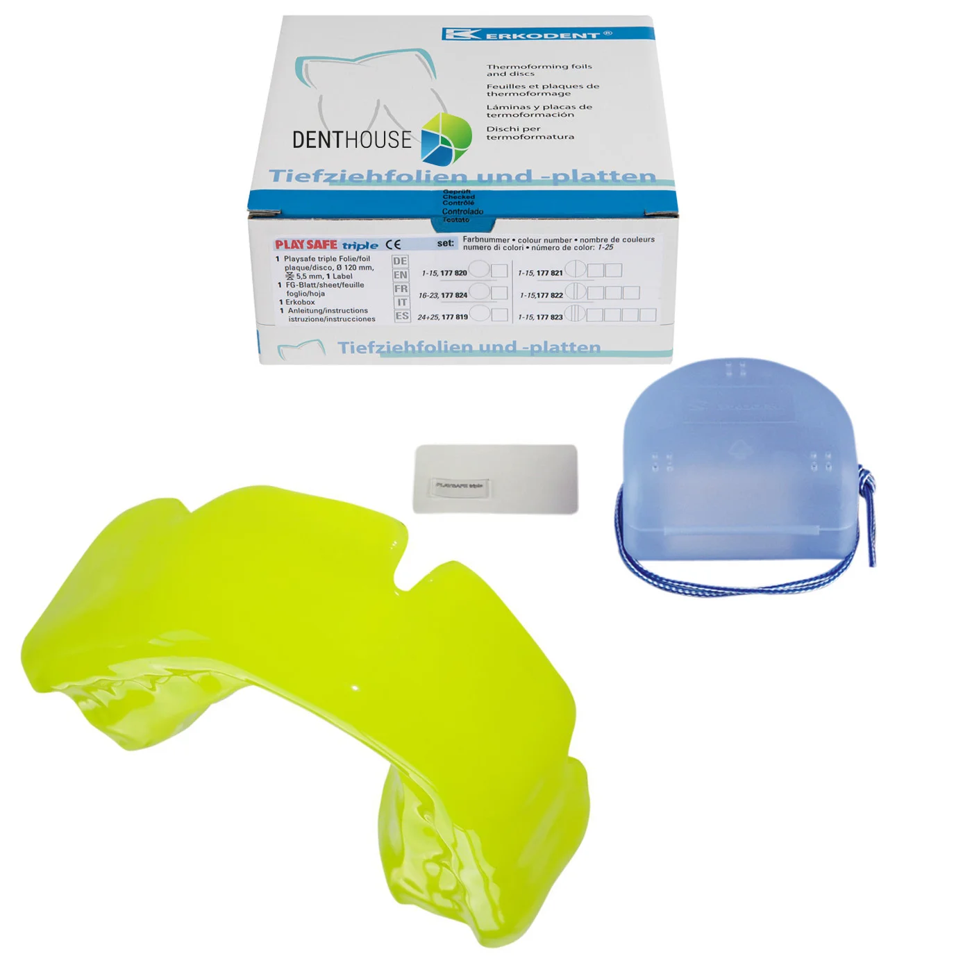 Playsafe-triple set Bright yellow 1-pack